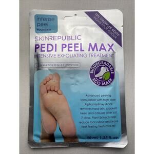 SKIN REPUBLIC PEDI PEEL MAX / INTENSIVE EXFOLIATING TREATMENT BIODEGRADABLE